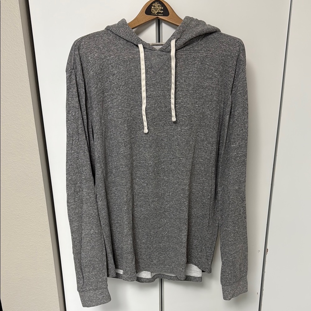 Marine Layer Gray Hooded Sweatshirt Men's
